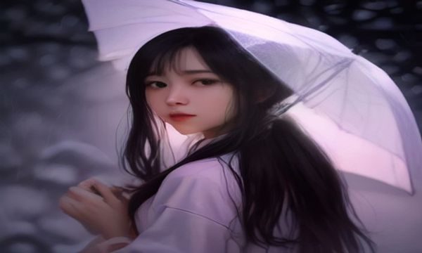 雨天玻璃折射偷拍自拍，雨滴在玻璃上形成散焦光斑，画面有梦幻的层次感和城市情绪